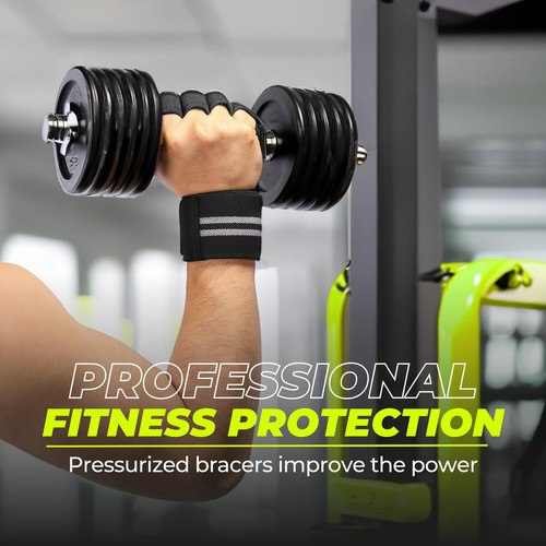 Ola Digital Powermex Guantes Gimnasio Con Muñequera Con Prot
