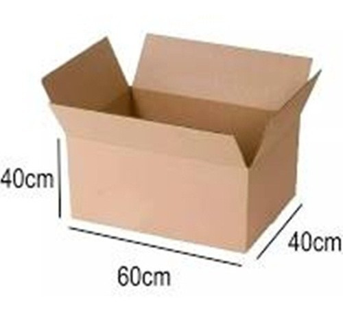 Caja De Carton Corrugado 60x40x40  Embalaje Microcentro