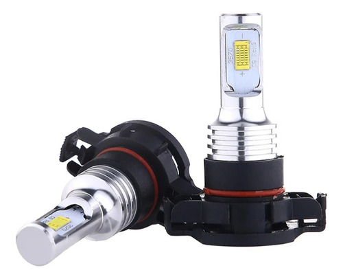 1 Par Bombillas Led 6500k, 20000lm 12/24 Volts H16.