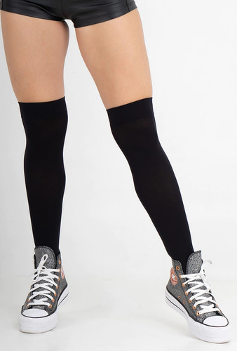Sugestion Medias Bucaneras Lisas Art 555 Pack X3 Negro Liso Unico
