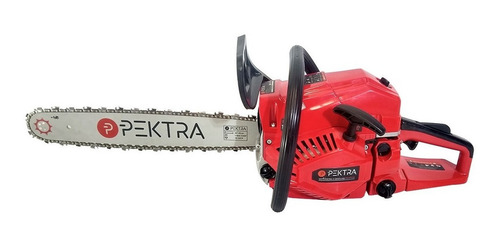 Motosierra A Explosion 52cc 2.7hp Naftera Pektra 20 Color Rojo