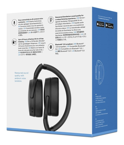 Imagen 6 de 8 de Auriculares Inalambricos Vincha Sennheiser Hd 350bt Wireless