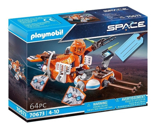 Playmobil 70673 Guardian Del Espacio Con Nave