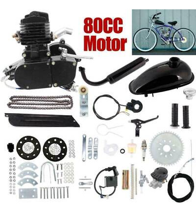 80cc 2-stroke Cycle Bike Engine Motor Petrol Gas Kit Fit Jjf