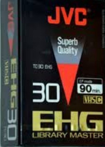 Cassette Virgen Vhs Compacto Extra Grado  Ehg  Jvc Tc 30  90