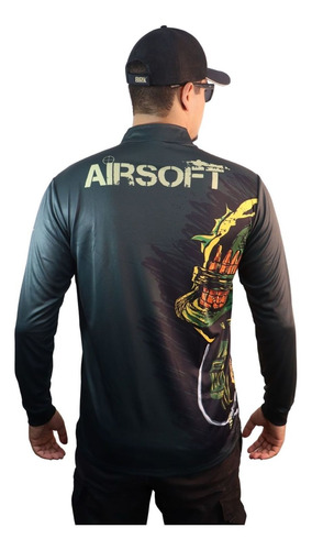 Imagem 3 de 7 de Camiseta Adventure Airsoft Camo 04 Com Fpu 50+