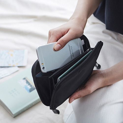 Tarjetero Y Cartera De Viaje: Organizador O For Todos