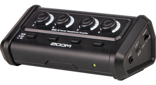 Amplificador de fone de ouvido Zoom Zha-4 de 4 canais