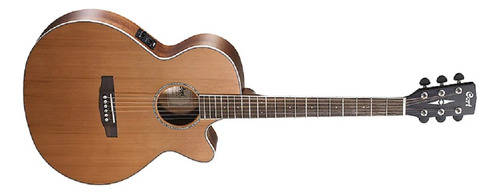 Cort Sfx Ced Guitarra Electro Acustica Fishman Cedro Solido Color Satin natural Orientación de la mano Derecha