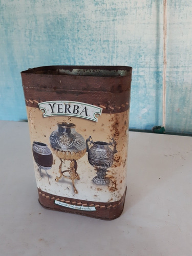 Lata De Yerba Sin Tapa