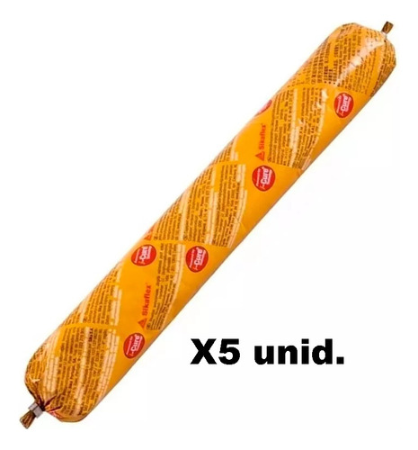 Sellador Sikaflex 1a Plus Poliuretano 600ml Sika Kit 5 Und