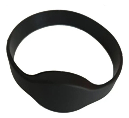Pulseras Silicona Rfid Nfc 13.56mhz Impermeables Proximidad Negro