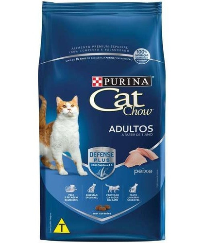 Ração Nestlé Purina Cat Chow Adultos  Peixe 10.1 Kg