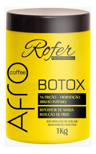 Botox Bbtox Afro Coffee Alta Redução De Volume 1kg