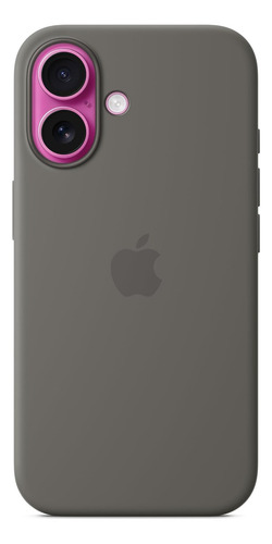 Apple - Funda De Silicona Color Gris Piedra Con Magsafe Y Control De Cámara Para iPhone 16