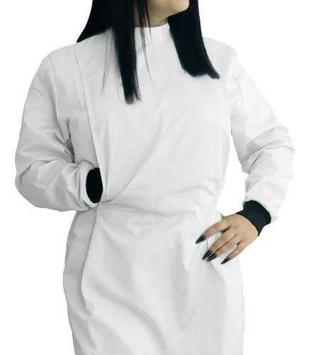 Bata quirúrgica blanca sale