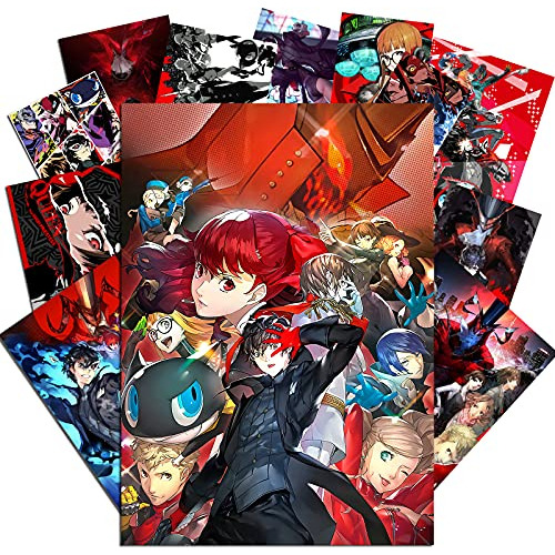 Póster Persona 5 Royal, Conjunto De 12 Pósters De Ani...