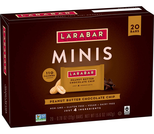 Larabar - Mini Barras Con Chispas De Chocolate De Mantequill