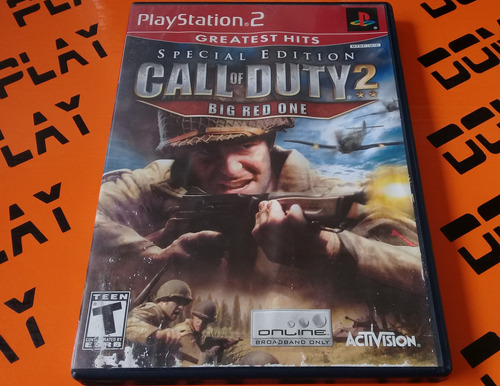 Call Of Duty 2: Big Red One Ps2 (detalle Caratula) Físico
