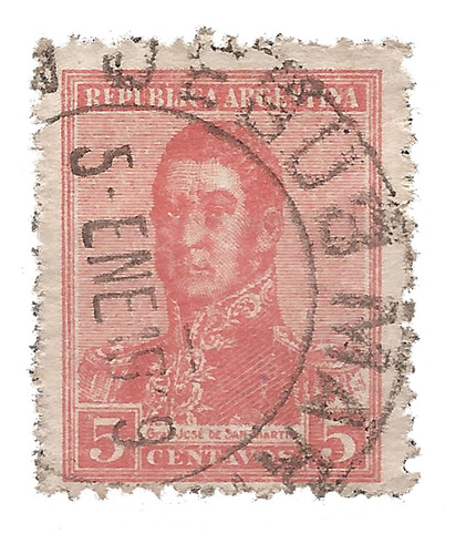 Argentina 233 Gj 462 Matasello Localidad Jesús María Añ 1920