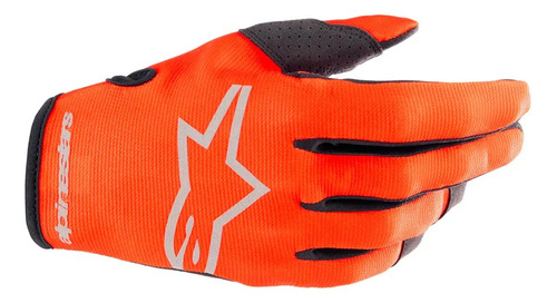 Guantes Alpinestars Moto Cross Radar Gloves Hot Orange Negro