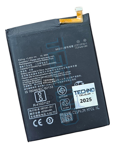 Bata Para Asus Zenfone 3 Max Zc520tl X008d C11p1611 4130mah
