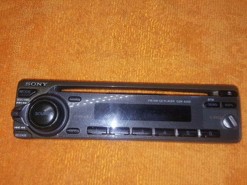 Caratula Autostereo Sony Cd Player Cdx-4250 (Usado)