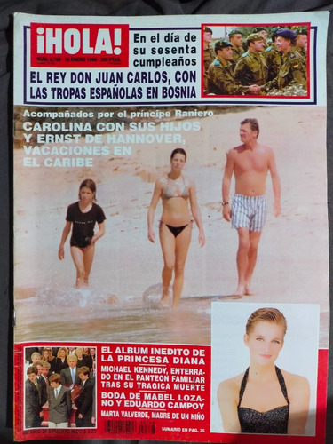 Martha Valverde, Victoria Vera, Joaquin Cortes Revista Hola