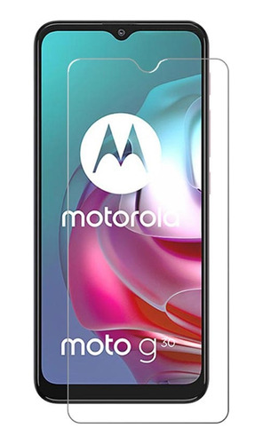 Vidrio Templado 2.5d  Transparente  Para Motorola Moto G30