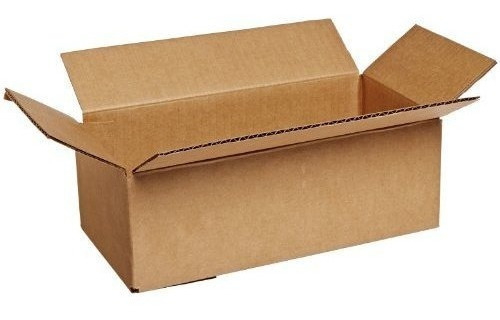 Caja De Cartón Corrugado Largo De 12''x 6''x4'' - Paquete De