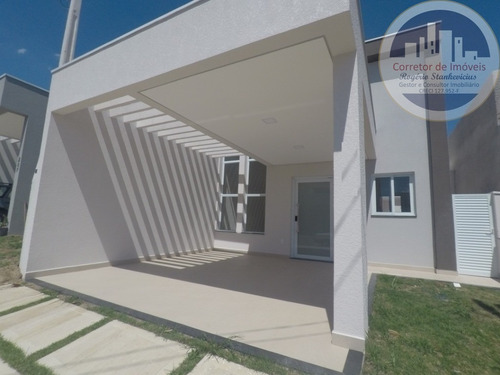 Imagem 1 de 11 de Casa Nova Condominio Park Real Em Indaiatuba Com 3 Dormitorios Sendo 1 Suite - Ca00051 - 67725150