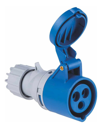 Tomada De Acoplamento Industrial 2p+t 32 A 220-250 Vca 6 H