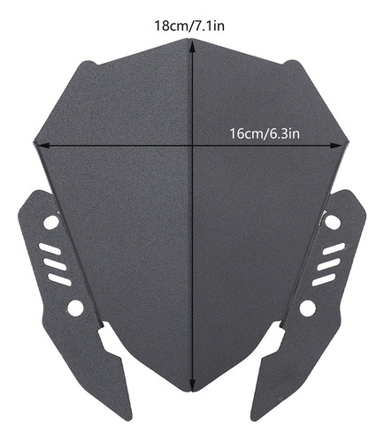 W Deflector De Viento De Parabrisas Para Yamaha Mt15 .