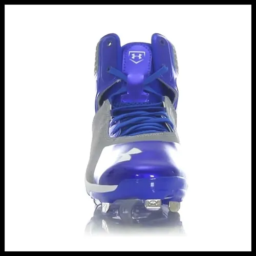 Under Armour Spine Heater Mid Azul Metal Beisbol Oferta