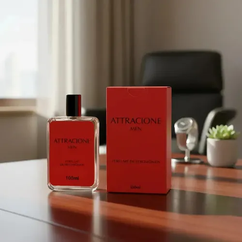 Kremosyn Perfume Masculino Attracione Men Feromônio Amadeirado 100ml