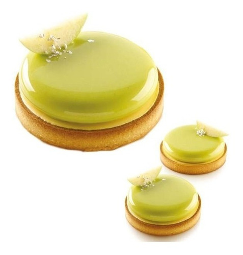 Imagen 2 de 3 de Molde Silikomart Kit Tarte Ring Round Ø120 Mm/ Lauacu
