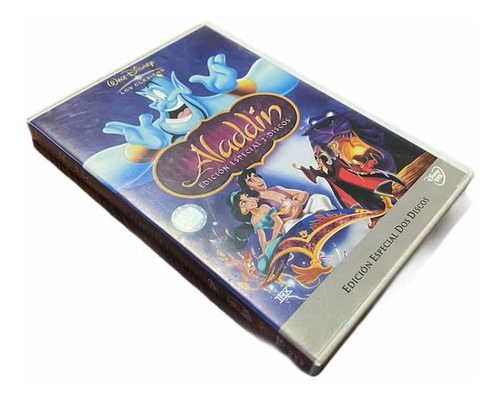 Película Aladdín Edición Especial Dos Dvd Disney + Regalo