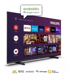 Philips Smart TV 7400 Series 50PUD7406/77 LED Android 10 4K 50" 110V/240V