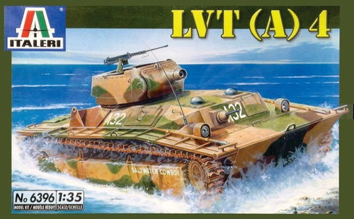 Tanque Italeri Lvt(a) 4 1/35 Armar Pintar/ No Revell Tamiya