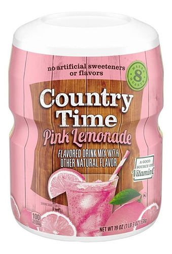 Country Time Pink Limonade En Polvo  538g