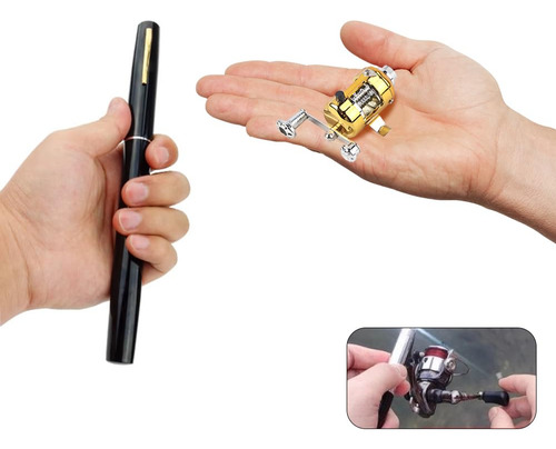 Bolígrafo De Pesca Telescópico Aluminio Frp Modelo Portátil Color Del Exterior Color De La Tinta