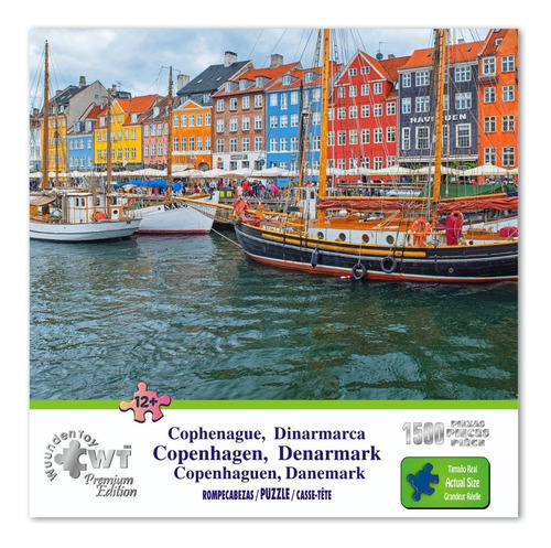 Rompecabezas Premium Edition 1,500 Pzs Copenhage Dinaarca