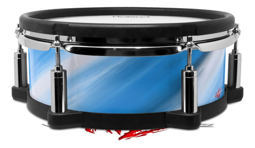 Skin Wrap Para Roland Pd-108 Drum Paint Blend Blue No