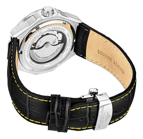 Stuhrling Reloj Automático Suizo Original Para Hombre Reloj