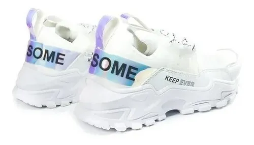 Zapatillas Avura Awesome Keep Ever Mujer Hologram Plataforma