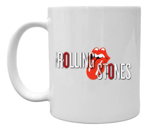 Taza Cerámica Personalizada Sublimada The Rolling Stones