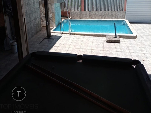 Imagem 10 de 30 de Linda Casa Com 3 Dormitórios No Centro De Itanhaém, Com Piscina E Churrasqueira A Menos De 300 Metros Da Praia. - Ca00833 - 70630852