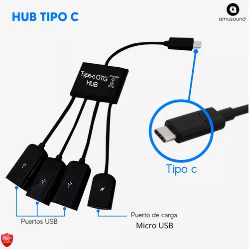 Adaptador USB 3.1 a USB Tipo C UB, Tipo C, Cables para celular, Telefonía Fija y Celulares, Todas, Categoría