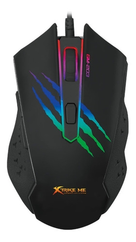 Mouse gamer de juego Xtrike Me  GM-203 negro