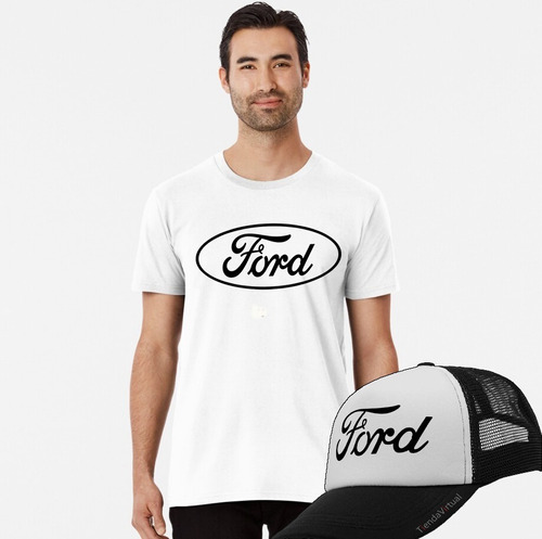 Remera De Ford + Gorra De Ford / Varios Diseños / Logo  